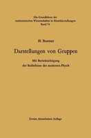 Darstellungen Von Gruppen Hermann Boerner