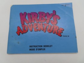 NES Kirby's Adventure Game / Manual Tested