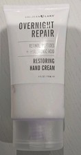 VALJEAN LABS Overnight Repair Hand Cream Retinol Peptides Hyaluronic Acid 4oz