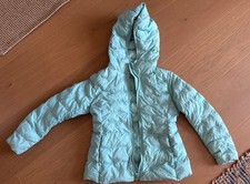 Uniqlo Kids Black Puffer Jacket 5-6 Ultra Light Hooded Unisex