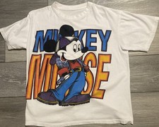 Vintage Mickey Mouse T-Shirt Size Disney Graphic Tee Cartoon 70-80  s SEE PIC