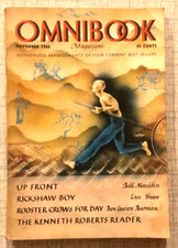 OMNIBOOK November 1945 Lau Shaw, Bill Mauldin, Kenneth Roberts Ben Lucien Burman