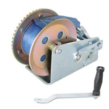 3500lbs Hand Winch Boat Trailer Winch Crank With 10m (32ft) Strap Winch