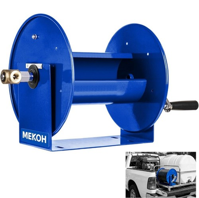 #ad Heavy Duty Pressure Washer Hose Reel 4500 PSI 150ft 3 8 or 300ft 1 4 M22 NEW $156.95