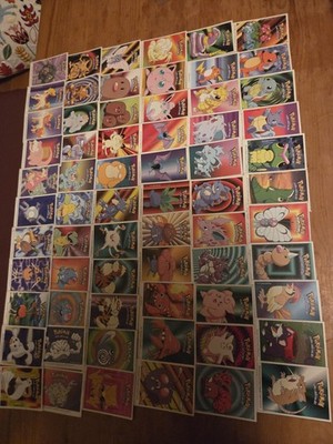 114 Unique 2000 DUNKIN BOOMER Pokemon Sticker - 114 verschiedene Pokemon LOT