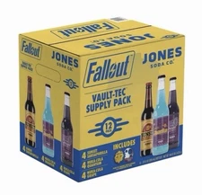 FallOut Drink Case : Nuka Cola Quantum , Nuka Cola Grape,  Sunset Sarsaparilla