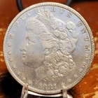 1881 MORGAN SILVER DOLLAR 90% Silver. Nice Coin
