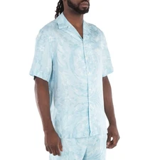 Versace Barocco Print Silk Shirt, Brand Size 46 (US Size 36) - Image 2 of 4