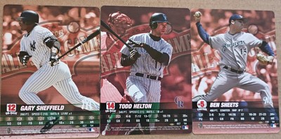 3 Unique 2004 MLB Showdown CREASED All Star Cards
