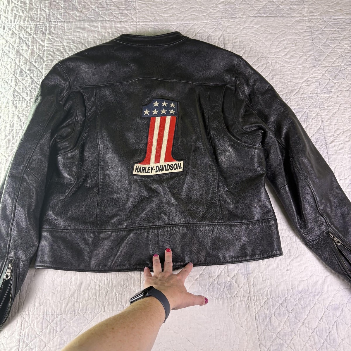 Harley-Davidson Jacket Womens XL Leather An American Legend Biker