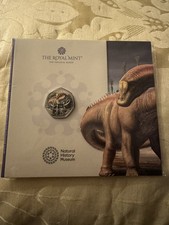 2024 DIPLODOCUS COLOUR FIFTY 50 PENCE PACK BU UNC