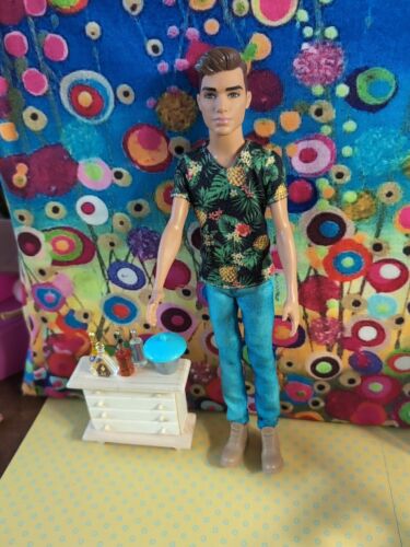 Barbie Ken Fashionista Tropical Vibes 15 Doll & Full Outfit