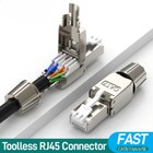 Connector Free Tool Reusable Termination Plugs Shielded Ethernet Field Modular