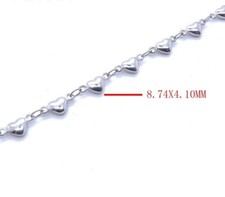 Cavigliera A Forma Di Cuore In Argento, Cavigliera A - Foto 2