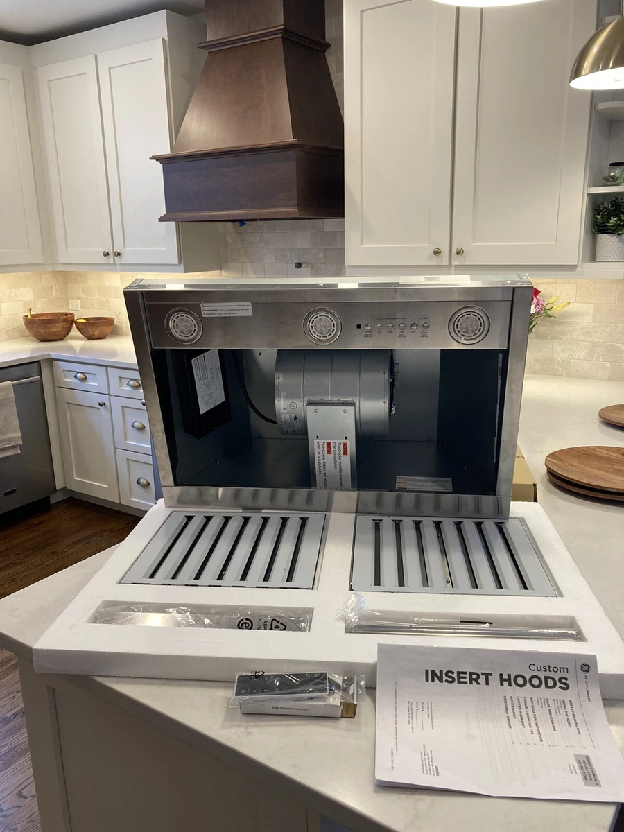 GE 30 in. Smart Range Hood Insert with Light in Stainless Steel | eBay