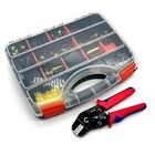 AMP Superseal 12V KFZ 50 Stk / Teilig Set Kasten 1 2 3 4 5 6 Polig Stecker Crimp