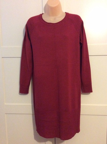 PEACOCKS Red Fine Knit Short Jumper 