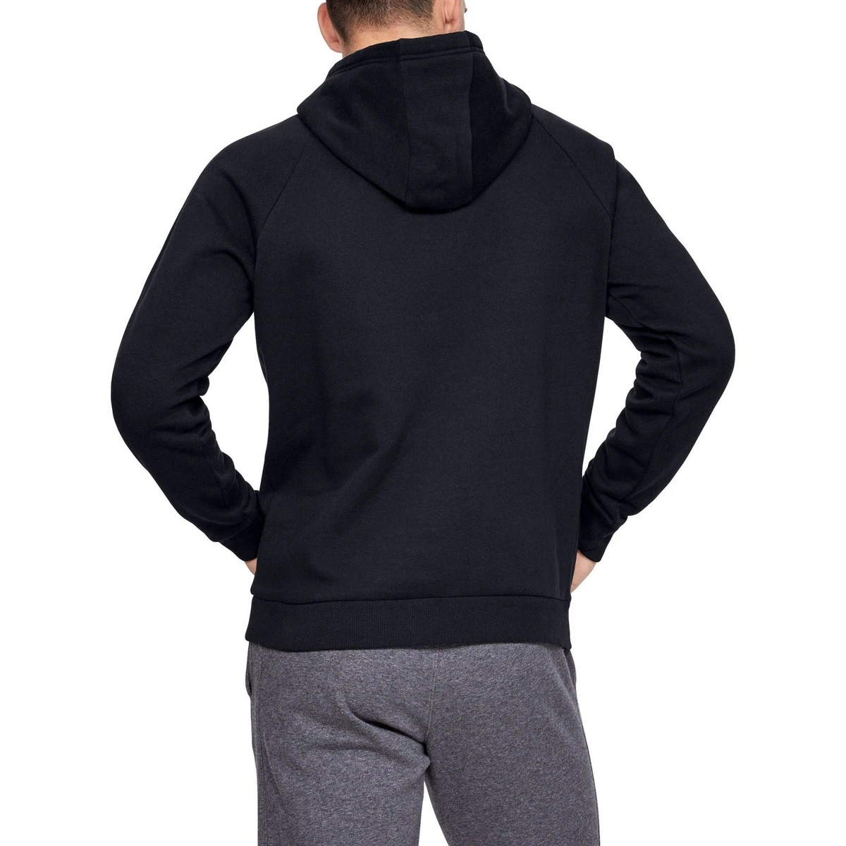 1329745 002 Mens Under Armour Rival Fleece Box Logo Hoodie eBay