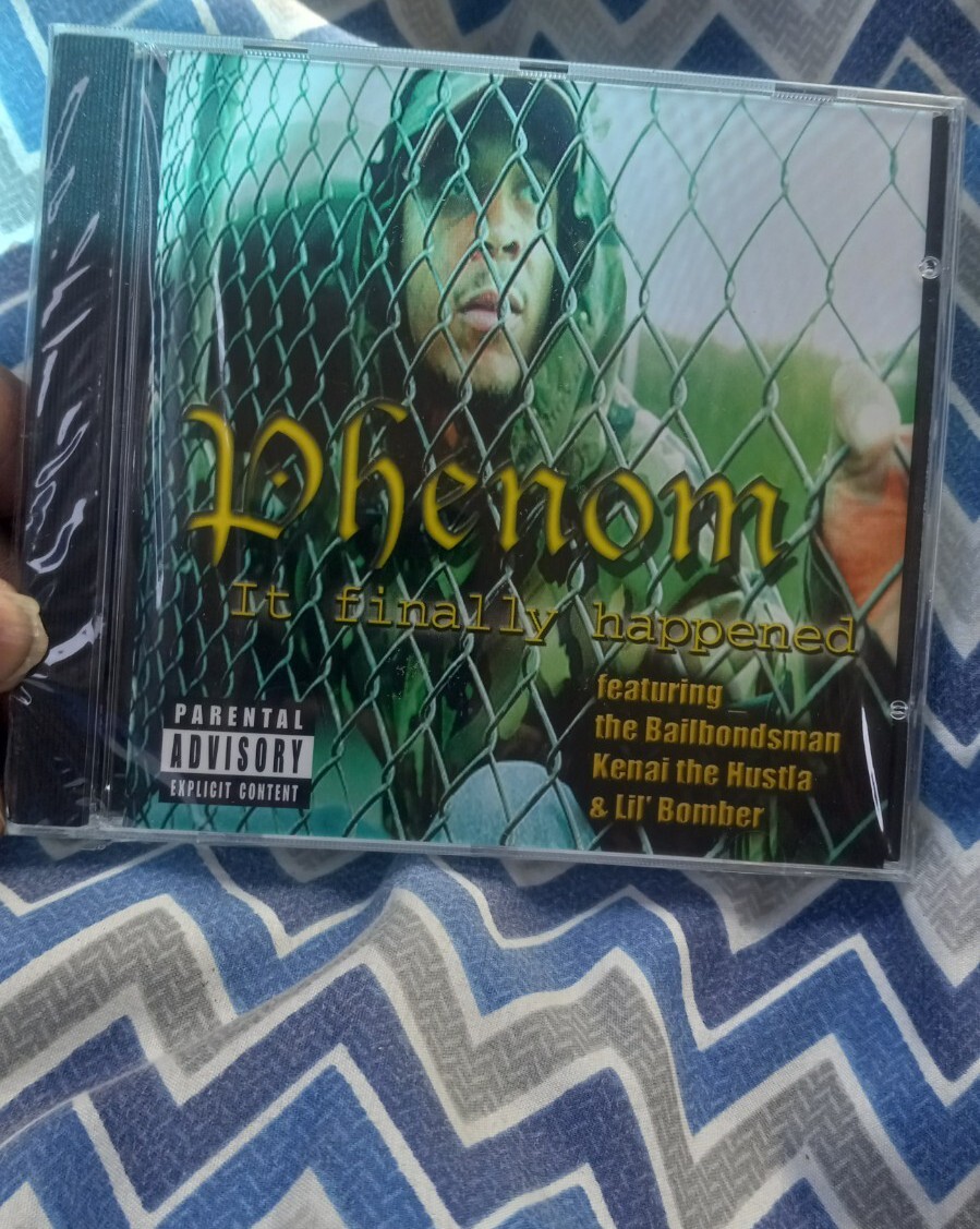 Phenom,It Finally Happened cd,99,rare,joker the Bailbondsman,bay area rap,g funk