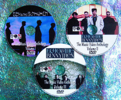 Echo and The Bunnymen Ian McCulloch Solo Music Video Anthology 1981-15 3 DVD Set