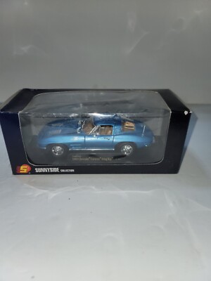 1963 Chevrolet Corvette Stingray Lt Blue, 1/32 Scale, Die Cast Friction SS5735W