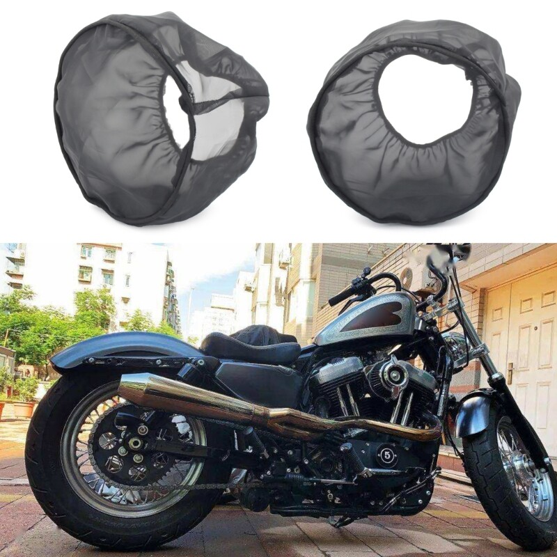 Motorcycle Air Filter Rain Sock Cover Waterproof for 883 1200 Dyna Air