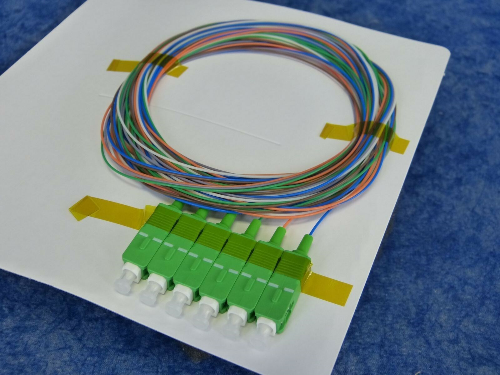 NEW Fiber Instrument Sales SP6SCAPCGR 6 Fiber 900um SC/APC SM 3 mtr