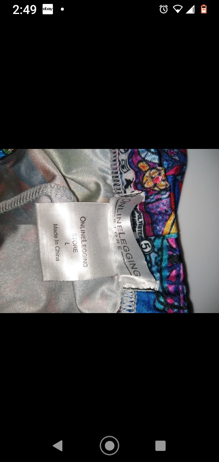 Beauty And The Beast Leggings Large - image 4