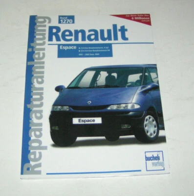 Renault Espace Manual De Reparación Taschenbuch 16V 2.0 L V6 3.0 L - Imagen 1 de 2