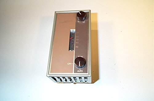Johnson Controls T22 Wall Thermostat Heating Knob SPST Auto-Off Fan Switch