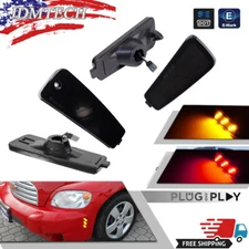 For 06-11 Chevrolet HHR Smoked Lens Front Rear Left Right Side Marker Light 4PCS