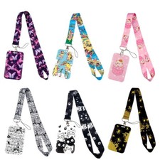 01Pc Butterfly Lanyard Neck Strap For Keychain Card Mobile Phone Straps Badge