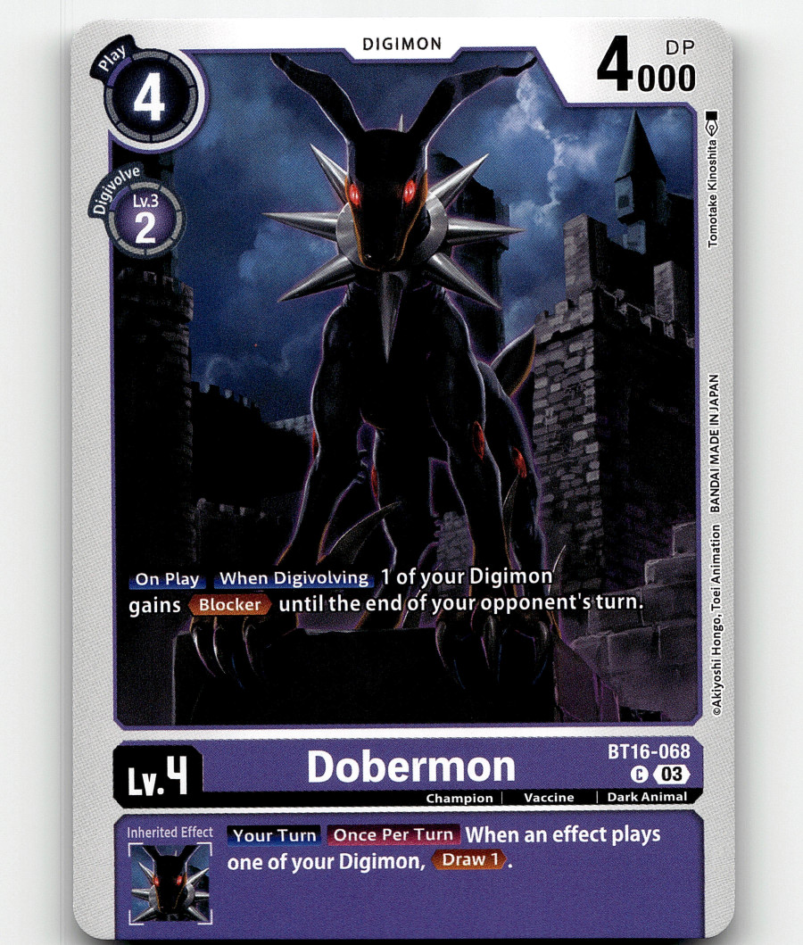 Digimon CCG Dobermon - Beginning Observer