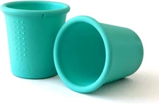 GoSili Siliskin Silicone Cups 2-Pack (Blue)-New-Q