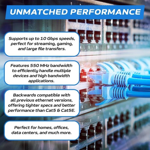 CAT6 1000FT Cable CCA UTP Unshielded Solid 23AWG Ethernet Network RJ45 Yellow - 第 7/11 張圖片