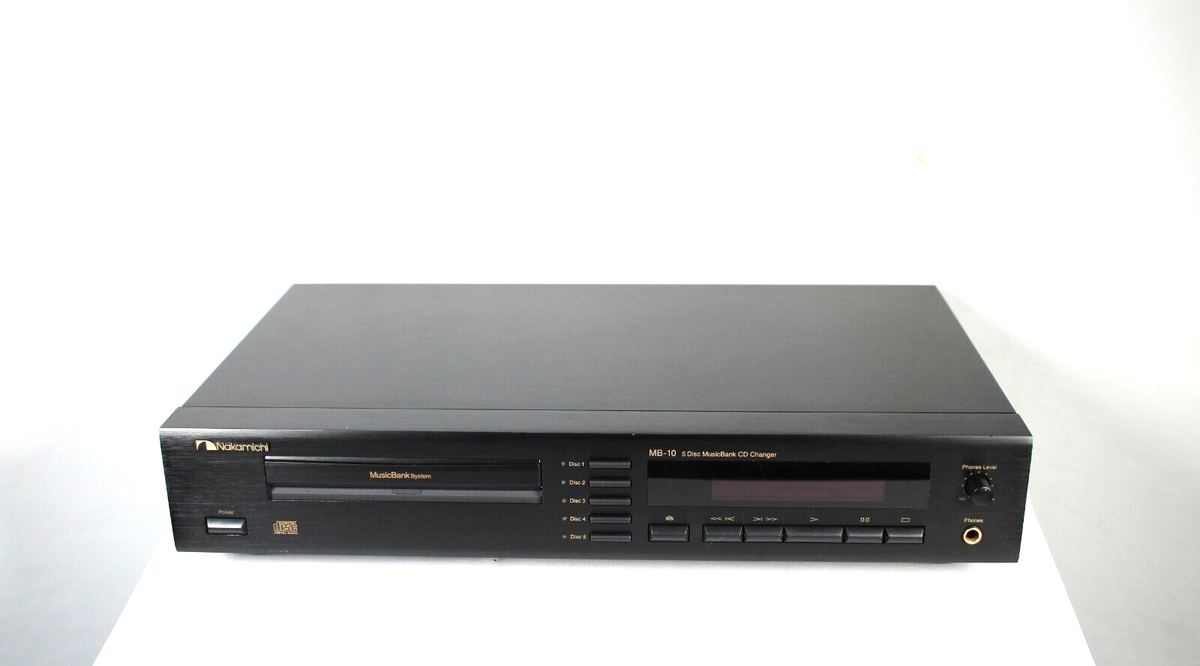 Nakamichi MB-10 5DISC CD Player NOT WORKING FOR RESTORATION/REPAIR