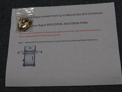 LP Propane  to Natural Gas Conversion Kit for Napoleon Rogue RSE425RSIB/PHM