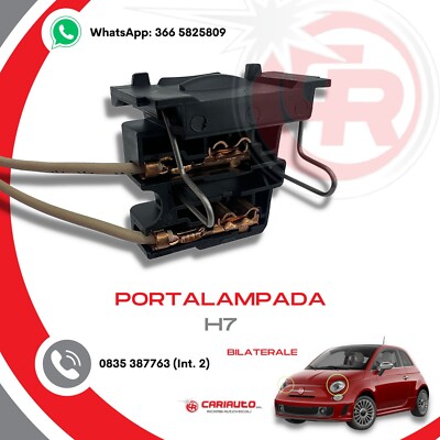 Connettore Cablaggio per H7 Presa Portalampada Porta Lampada Fari Luci Fiat