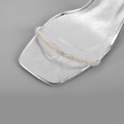 Women's Sexy Slingbacks Rhinestones Ankle Strap Stilettos High Heel Sandals US9 — photo 4