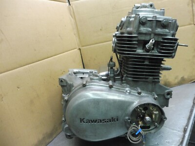 1980 Kawasaki KZ440 KM356-2. engine motor compression untested | eBay