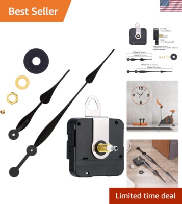Versatile Clock Replacement Mechanism   31mm Shaft Length & 12  Hands Included