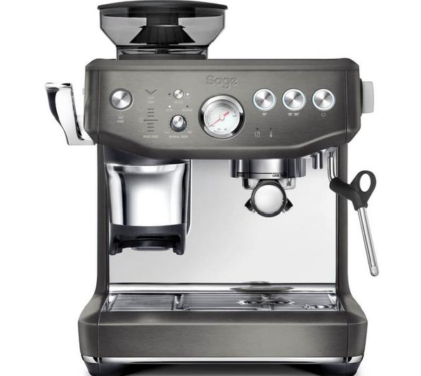 SAGE Barista Express Impress Bean to Cup Coffee Machine - Black 