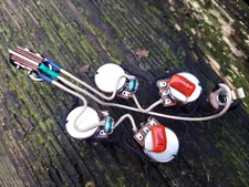 SG Wiring Harness Bourns 300k pots .022 Orange Drop Treble bleeds KellingSound