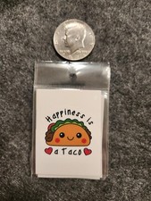 Happiness Is A Taco 2 1/2" Off the Hook Vinyl Sticker