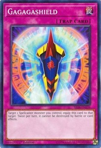 Gagagashield - SR08-EN038 - Common - 1st Edition x3 - Near Mint