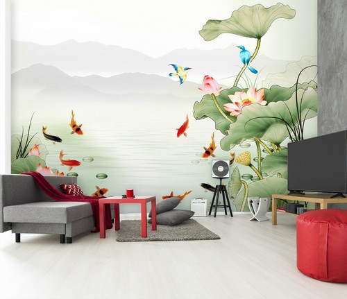 3D GREEN FOREST A032 Business Wallpaper Wall Mural Self-adhesive