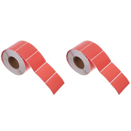 2 Count Clear Stickers Thermal Paper Labels Writable Antifriction