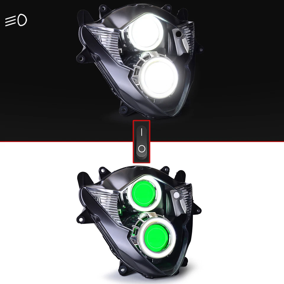 Faro LED KT para Suzuki GSXR1000 GSX-R1000 2005-2006 Foto 4 de 4