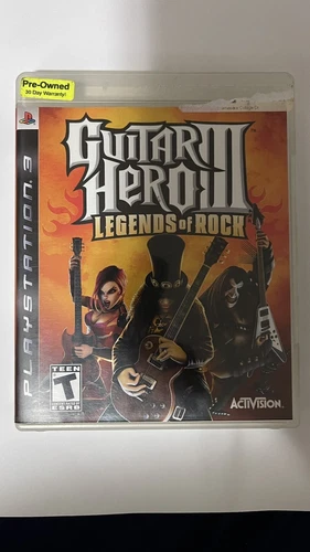 Guitar Hero III 3 Legends of Rock (Sony PlayStation 3, 2007) Complete Ps3 Game