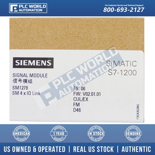 Siemens 6ES7278-4BD32-0XB0 SIMATIC S7-1200 SM1278 Link Signal Module, New Sealed - Picture 3 of 7